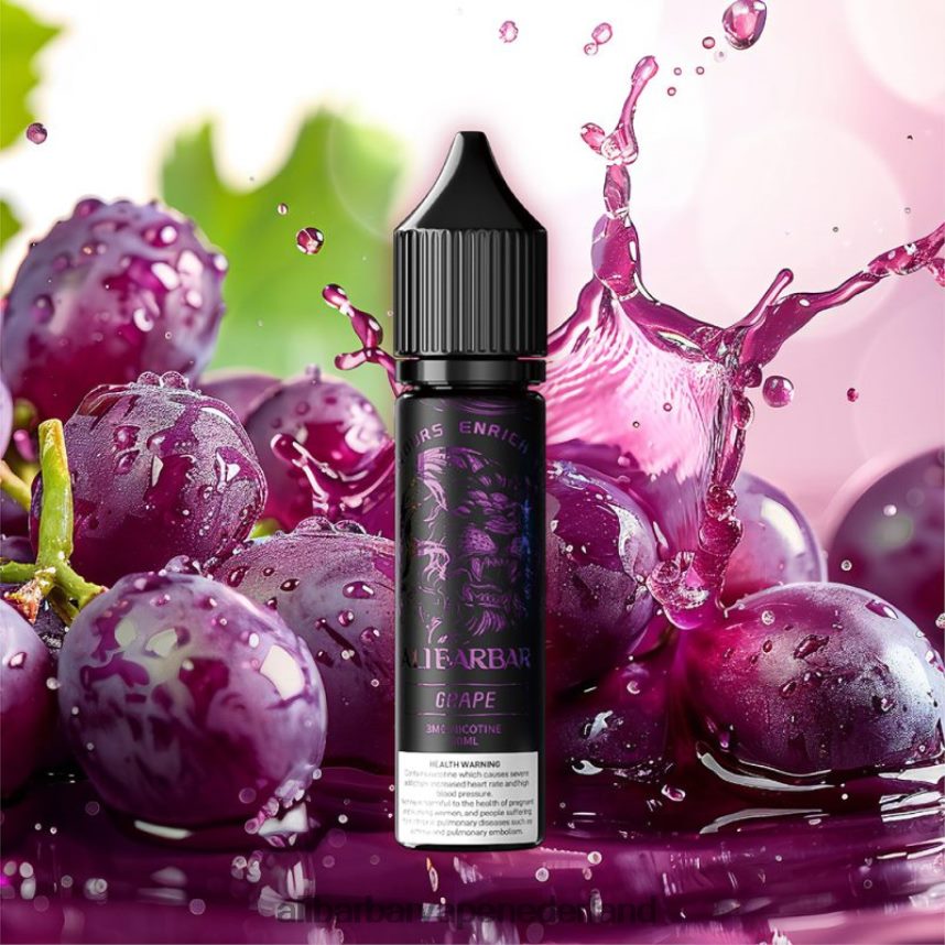 Alibarbar Vape Nicotine Content - 24DHV2105 Alibarbar waterpijp onyx dock druif